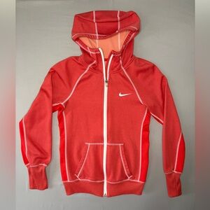 Nike Orange/Red Full-Zip Hoodie women’s XS